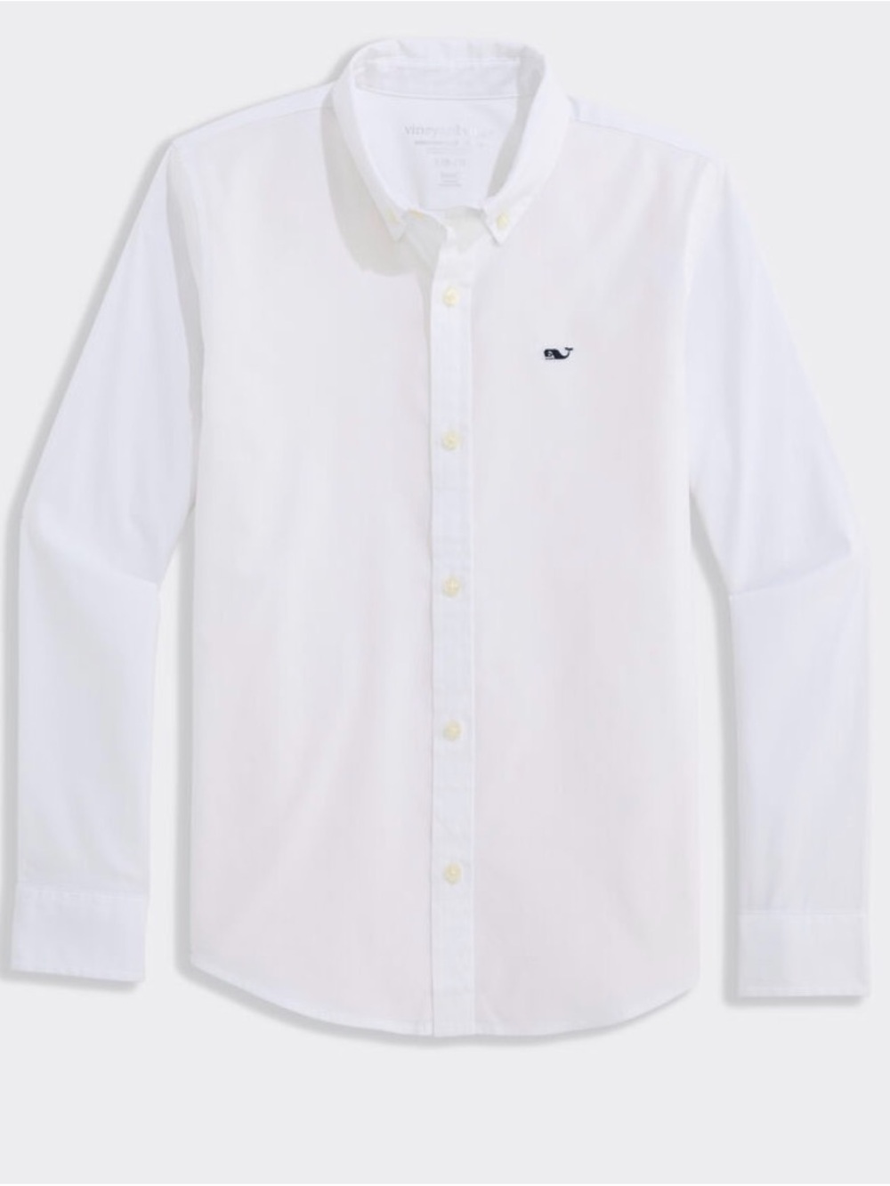 Vineyard Vines Boy’s White Button-Down Oxford Shirt
